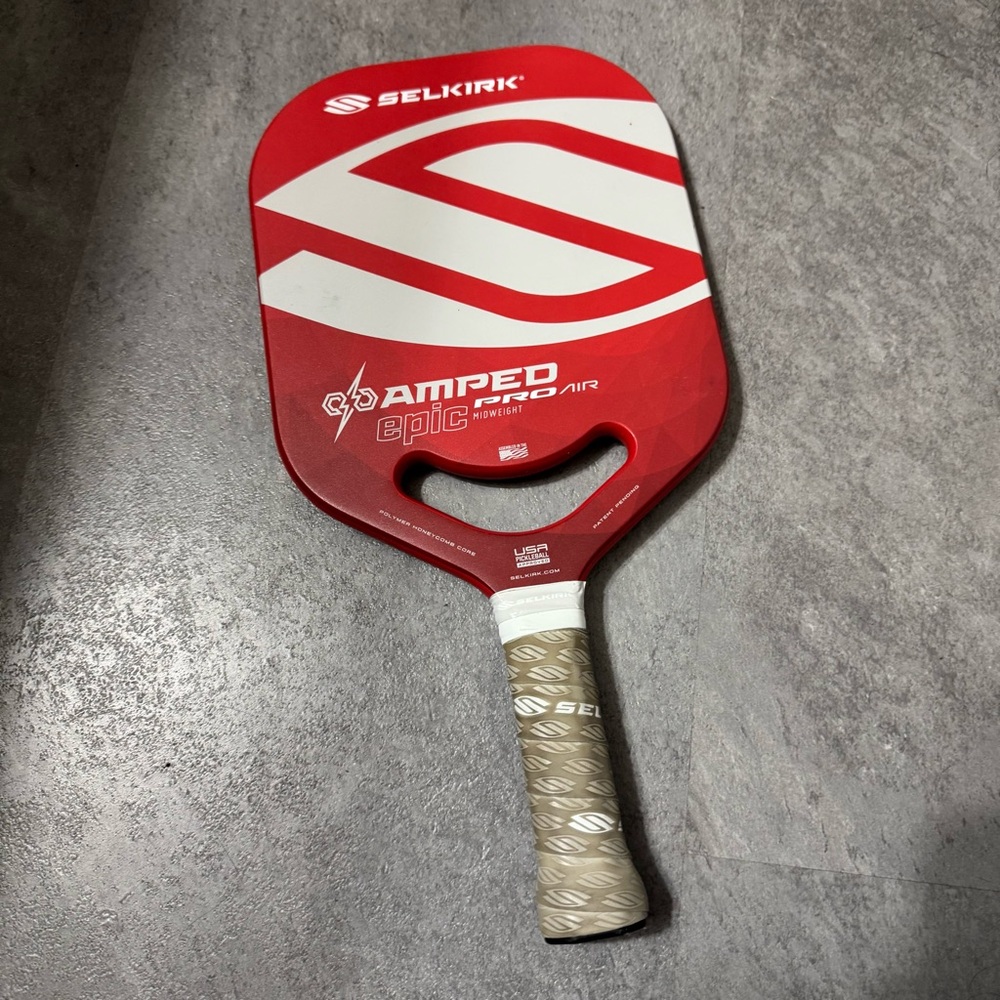 Red Selkirk Amped Pro Air Epic Pickleball Paddle